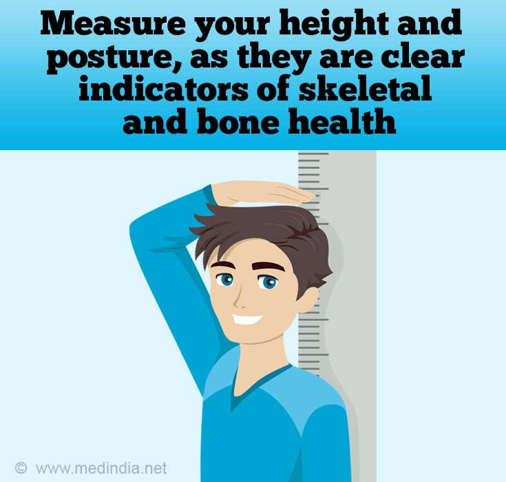 Measure Your Height And Posture, As They Are Clear Indicators Of Skeletal And Bone Health Measure Your Height And Posture, As They Are Clear Indicators Of Skeletal And Bone Health